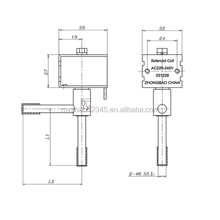 Solenoid Valve, R290, 220-240V - detail 12