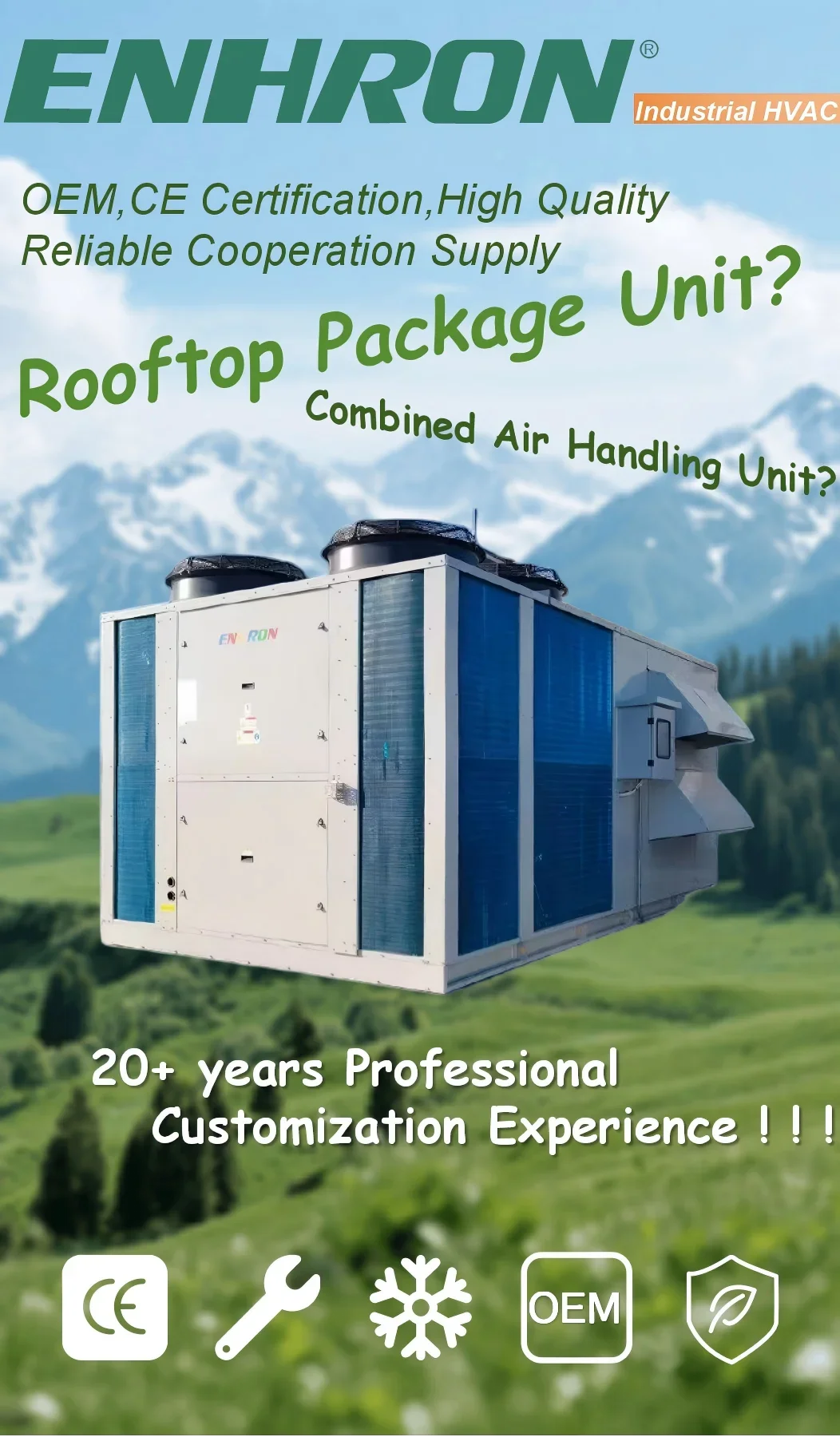 HVAC Rooftop Packaged Unit, Inverter, R-410A, 5-Year Warranty - detail 2