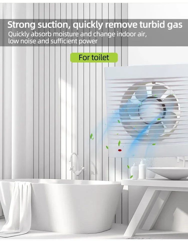 Bathroom Ceiling Extractor, Plastic, IPX2, Waterproof, 180m/h - detail 6