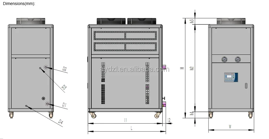 Air Cooled Water Chiller, 10kw, 4hp - detail 8