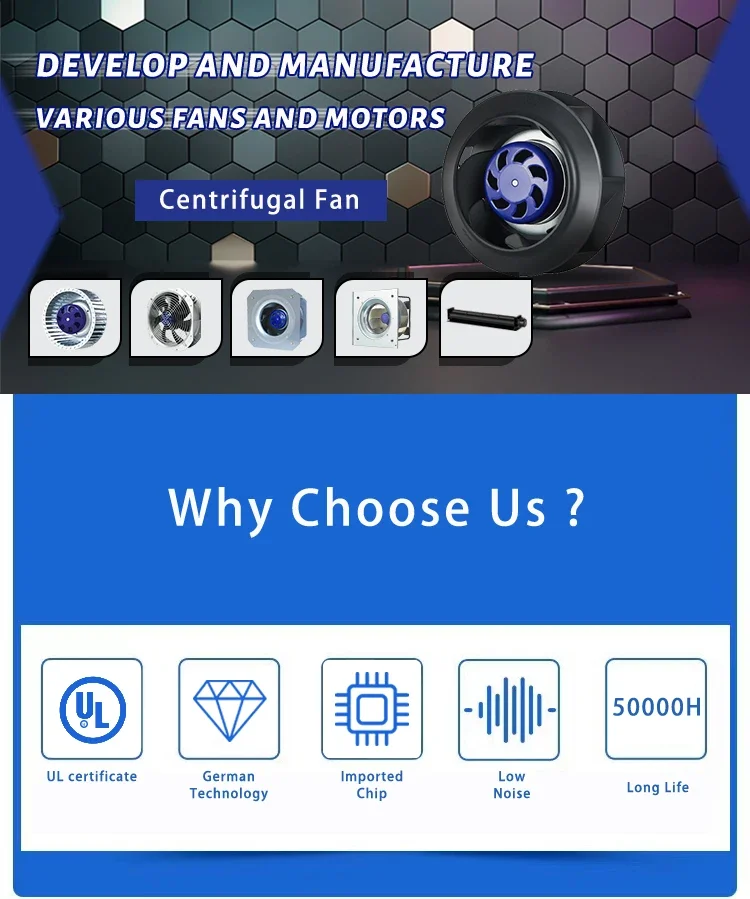 Duct Fan, 315mm, 230V, Centrifugal, Plastic - detail 4