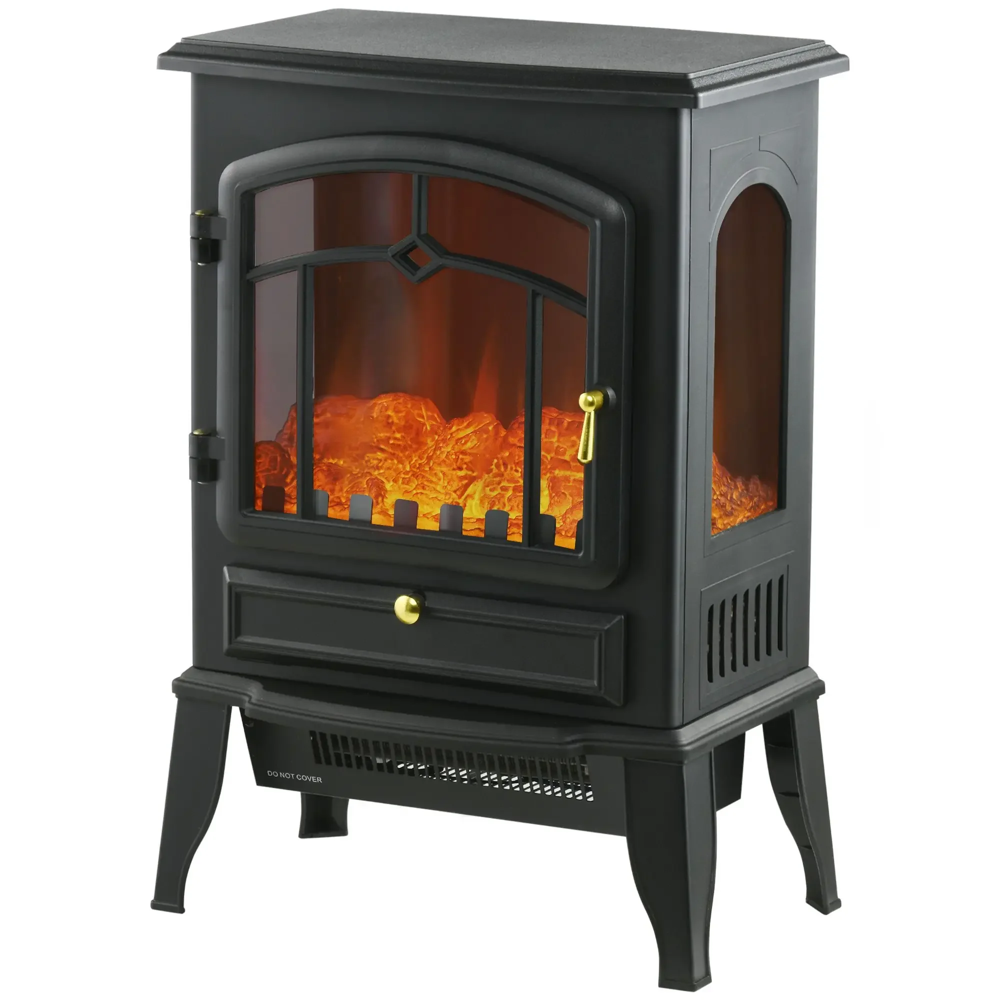 Electric Fireplace, 750W/1500W, 3-Sided, LED - detail 2