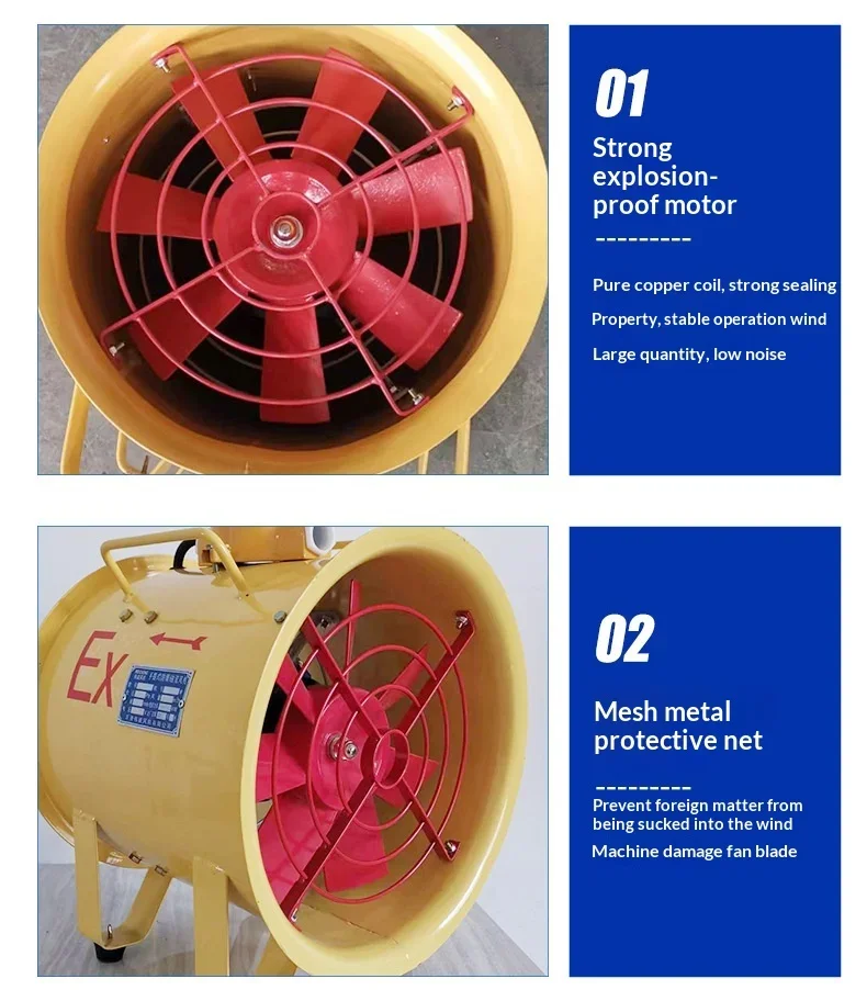 Explosion-proof Axial Marine Fan, BSFT-300, Portable - detail 22