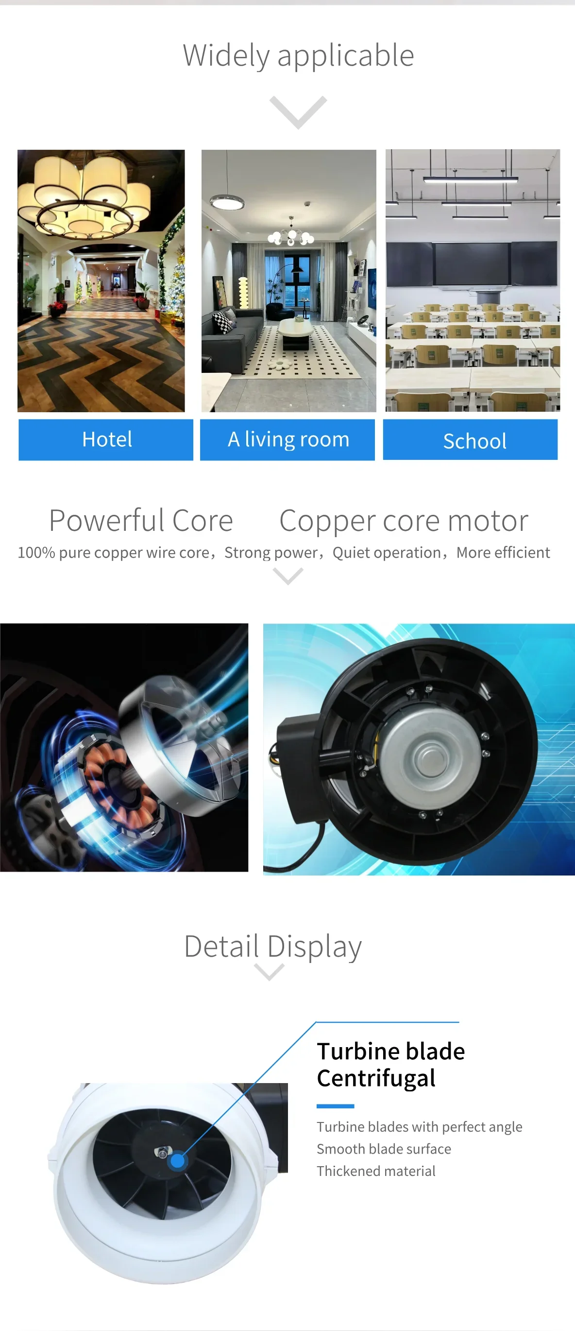 Axial Flow Fan, WANTONG, 220 V, Electric - detail 8