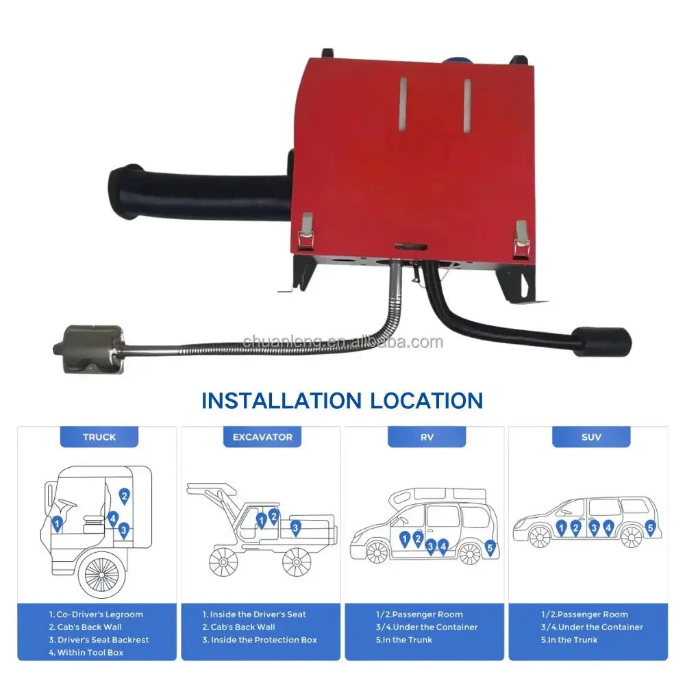 Diesel Heater, 220V, 12V, 24V, 2KW - detail 18