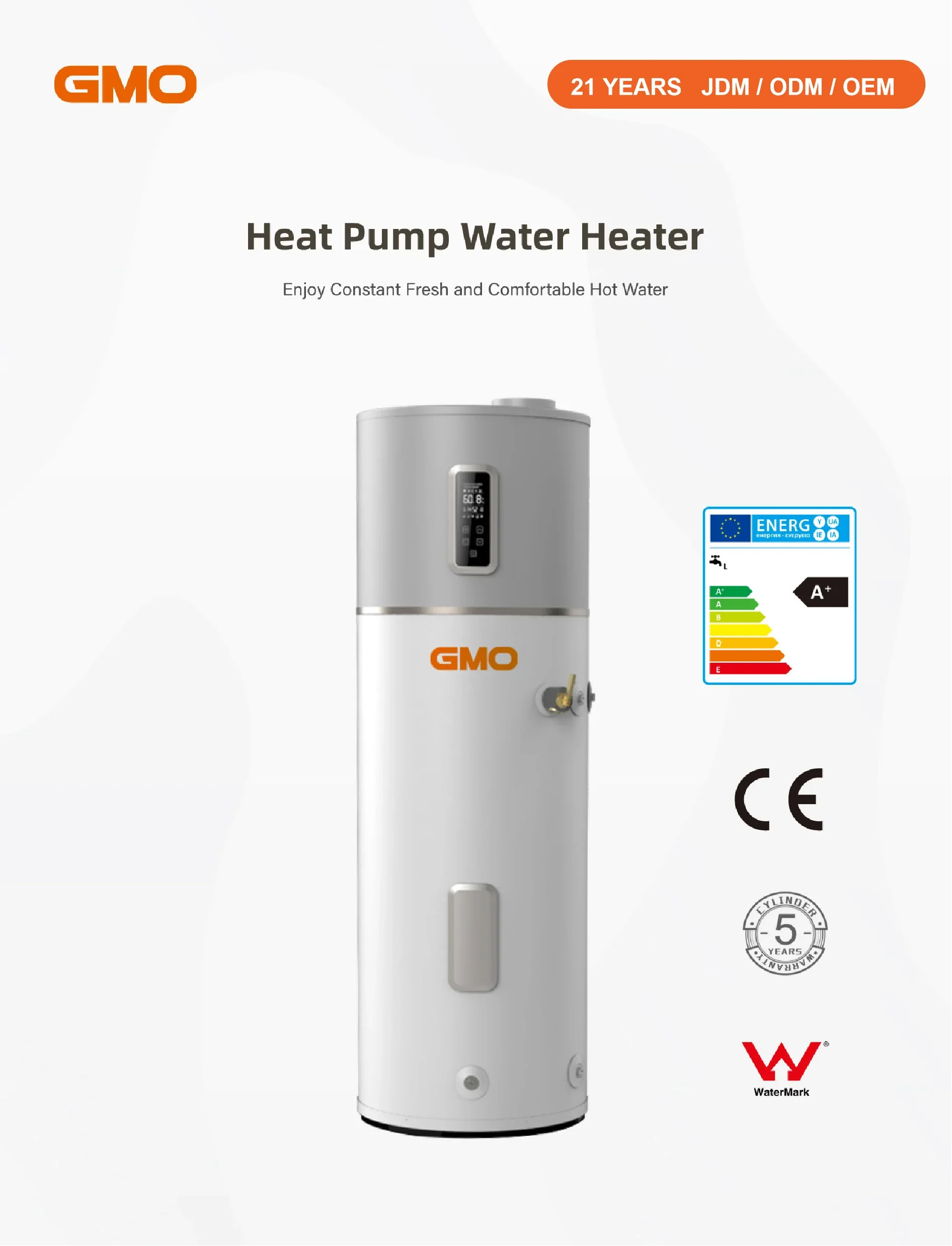 Water Heater, 80L, 100L, 150L, R290 - detail 2