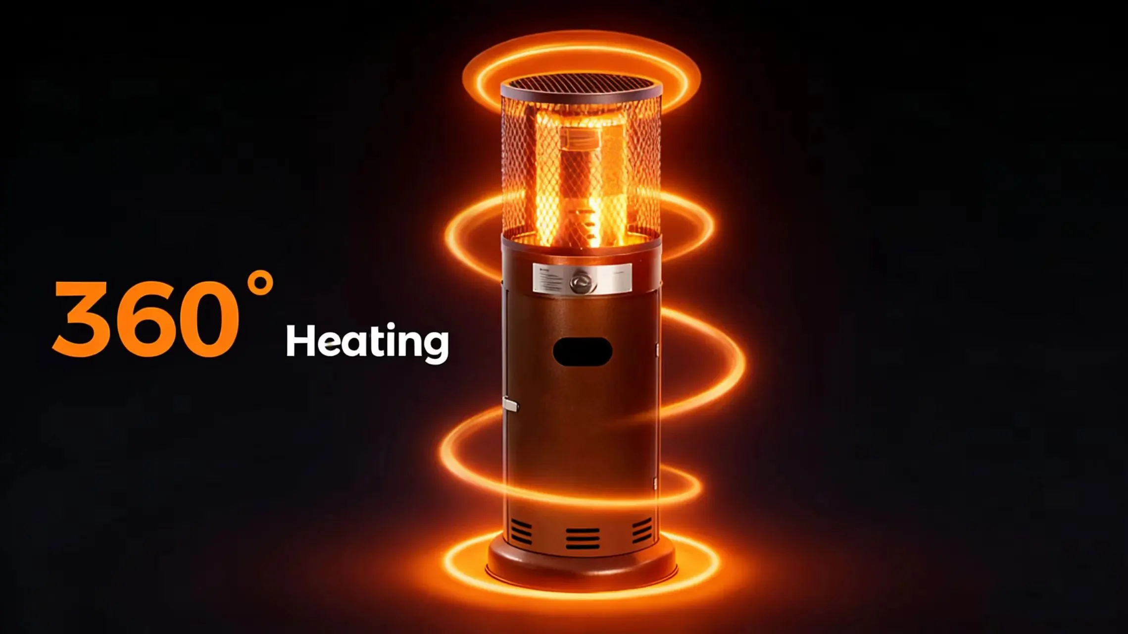 Patio Heater, Portable, Steel, 11kW - detail 6