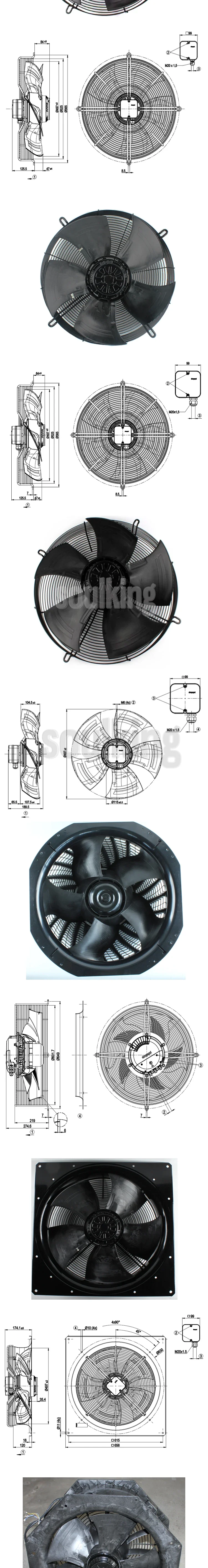 Cooled Condenser, AFL, A4D500S-5DM-ST00, 230V~400V, IP54 - detail 4