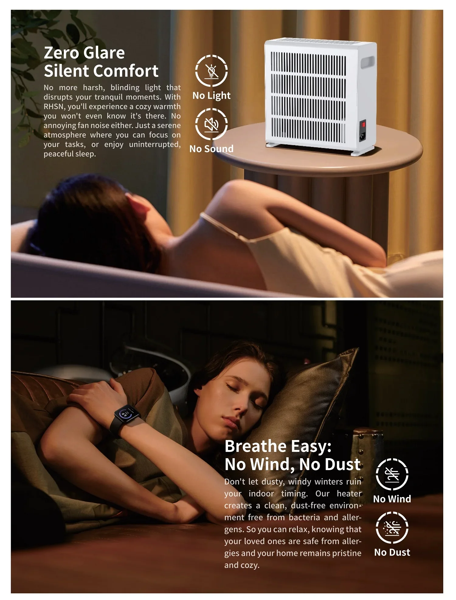 Smart Far Infrared Heater, 1000W, 220V - detail 12