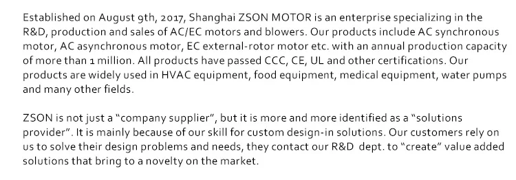 Radial Blower, ZSON, ZEC-118, 120V-240V, 24V - detail 22