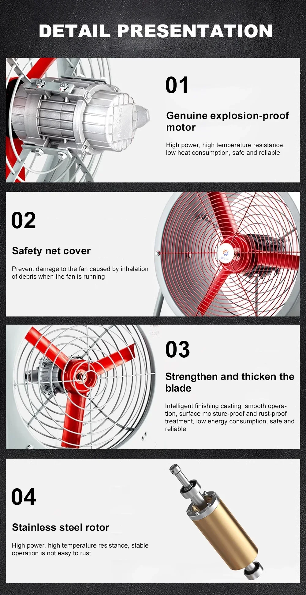 Oemodm Explosion-proof Axial Fan, BFAG, Stainless, Steel - detail 14
