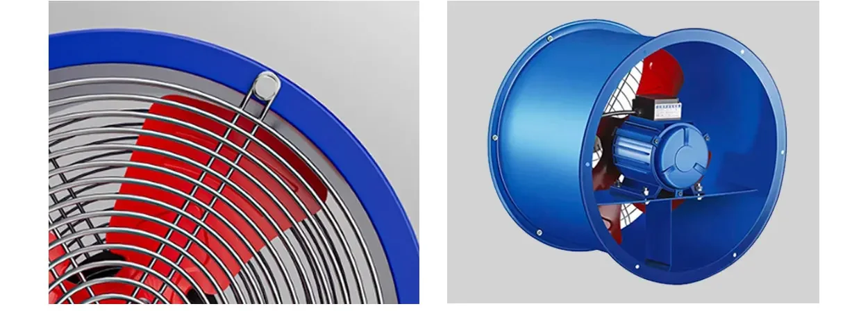 Ventilation Drum Blower, 30Inch, 380V220V415V, 37200m3 - detail 12