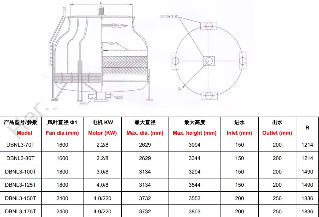 Cooling Tower, FRP, 10t, 20t, 30t - detail 18