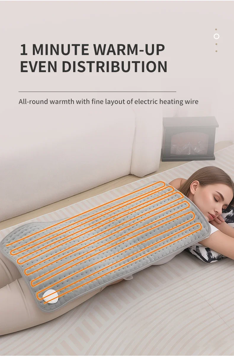 Electric Heating Pad Blanket, Crystal velvet - detail 8