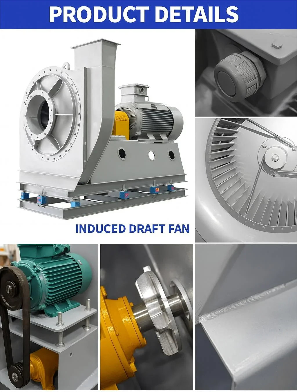 Centrifugal Fan, 4-72, Corded Electric, Aluminum Alloy - detail 2