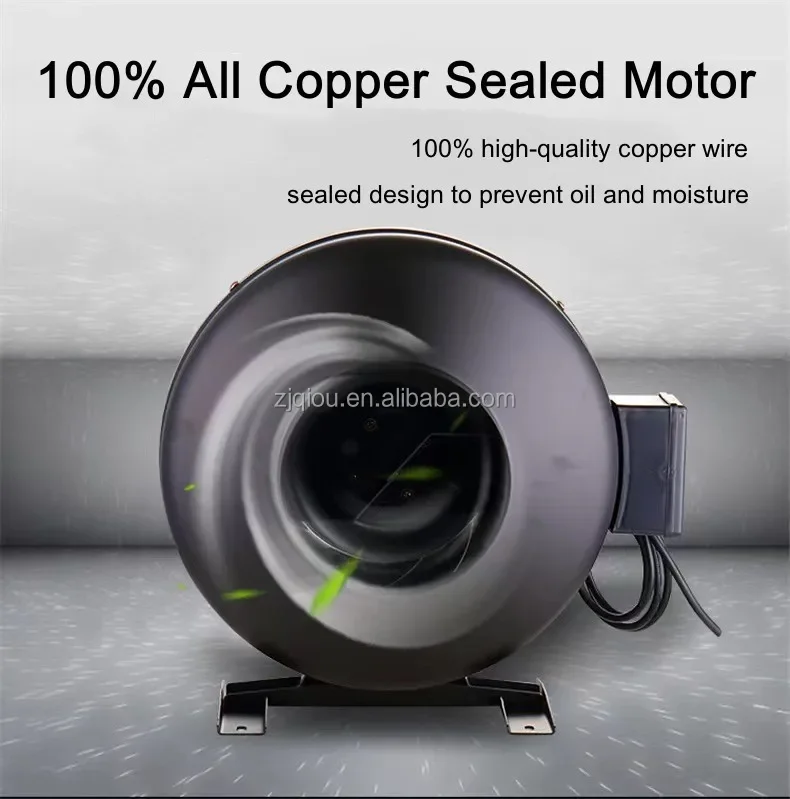 Mounted Cabinet Inline Fan, 12", HAVC, 220V, 315mm - detail 2