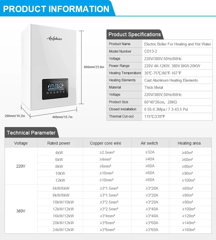 Other Home Heaters, 6kw-24kw, 220v/380v, CCC - detail 14