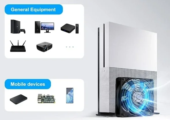 Waterproof Case Fan, 120mm, 3-Speed, 25mm - detail 28