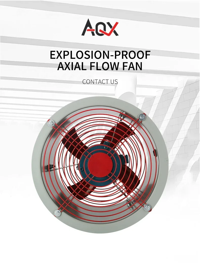 Aluminum Alloy Axial Fan, Explosion-proof, 220V - detail 2