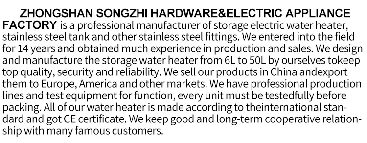 Water Heater, 15L, 25L, 30L, Stainless - detail 22