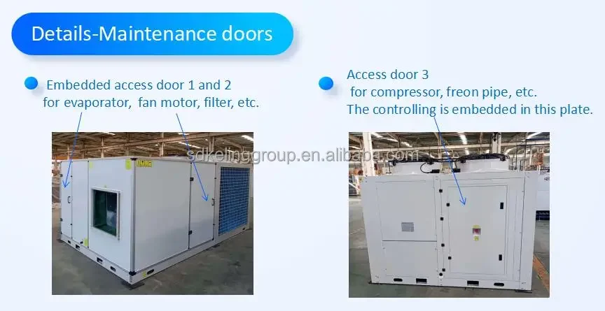 10-40 Ton Rooftop Packaged Unit, R32/R410A Inverter, 3-Year Warranty - detail 42