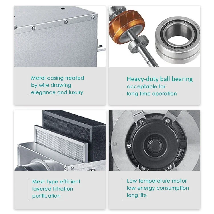 Inline Duct Exhaust Fan, HEPA, 220 V, Corded Electric - detail 14