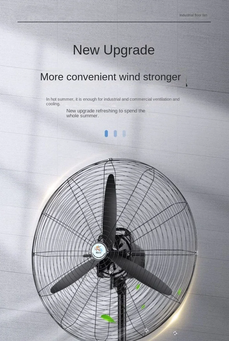 Metal Electric Floor Fan, 10-Meter, 320 - detail 2