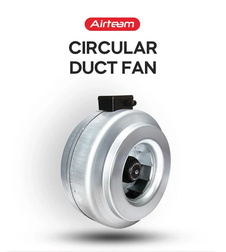 Inline Duct Fan, 250mm, 110V, ABS - detail 2