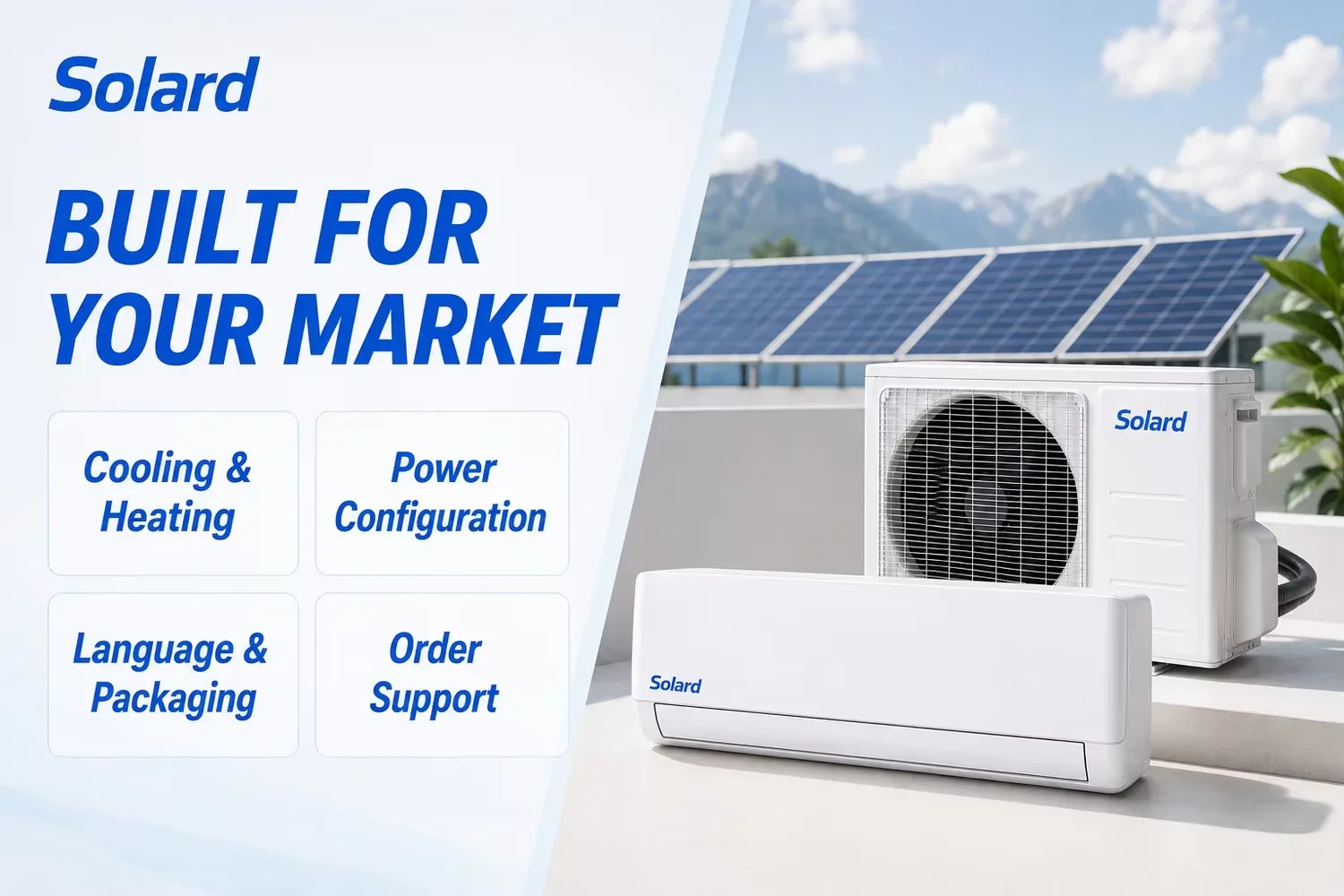 Solar Air Conditioner, 80-380V, 110-240V, 36000BTU, 3HP - detail 26