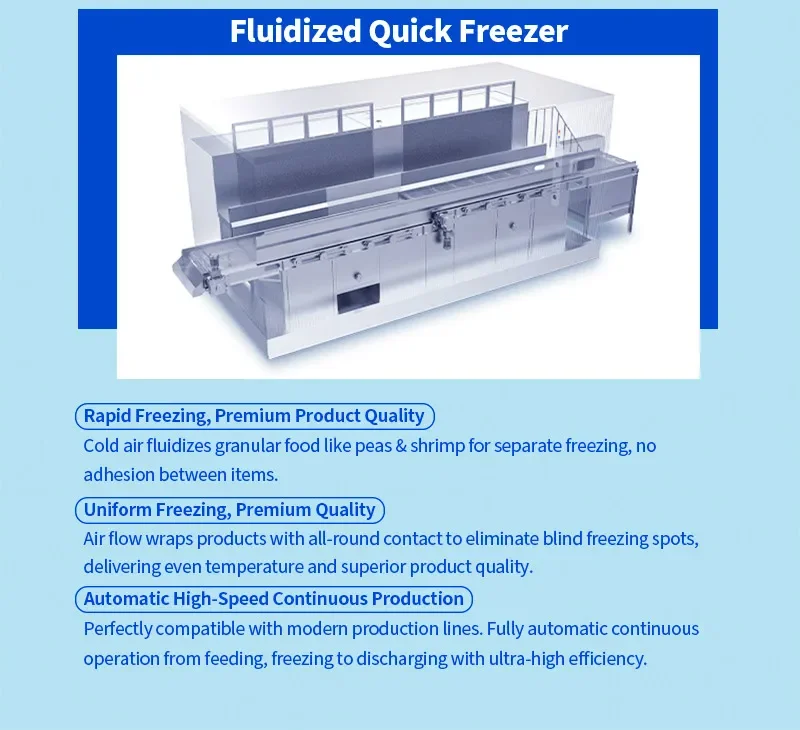 Iqf Tunnel Refrigeration Freezer, Stainless, Steel - detail 12