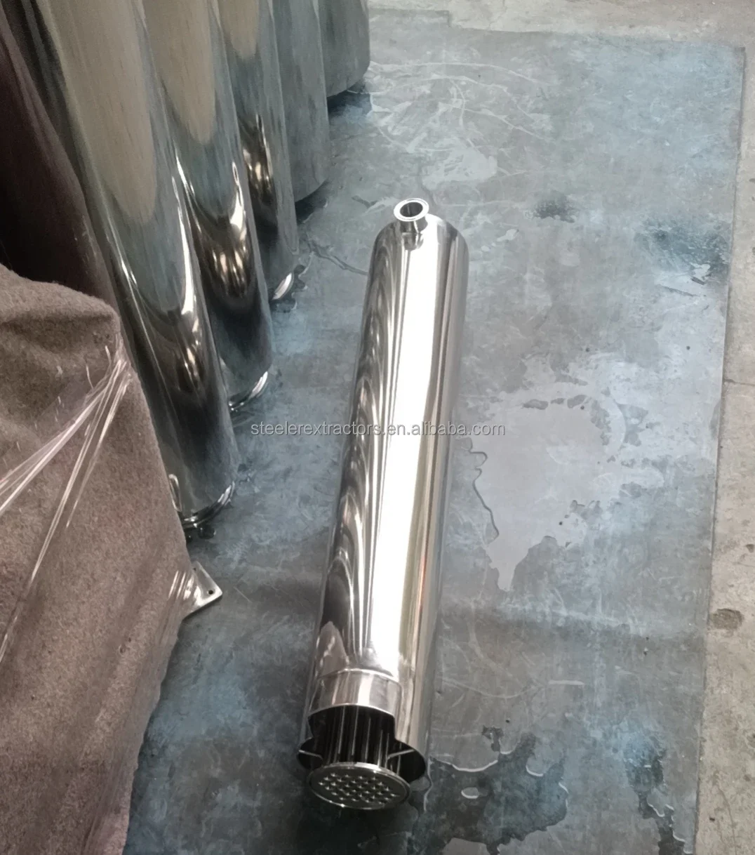 Steel Jacketed Heat Exchanger, Stainless, 4in, 6in - detail 6
