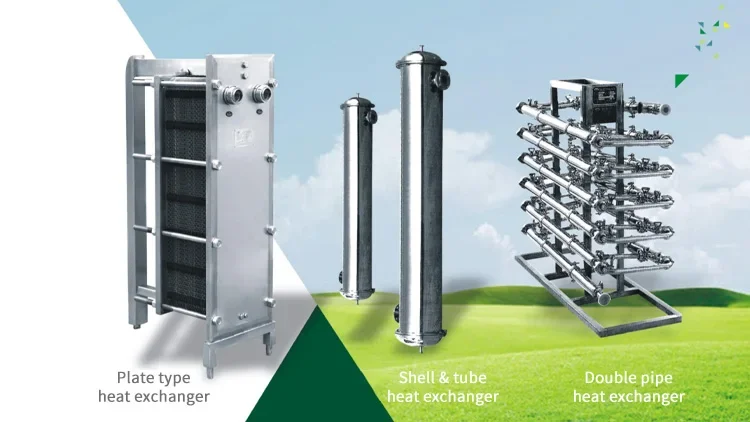 Shell and Tube Heat Exchanger, 220v, stainless steel - detail 2