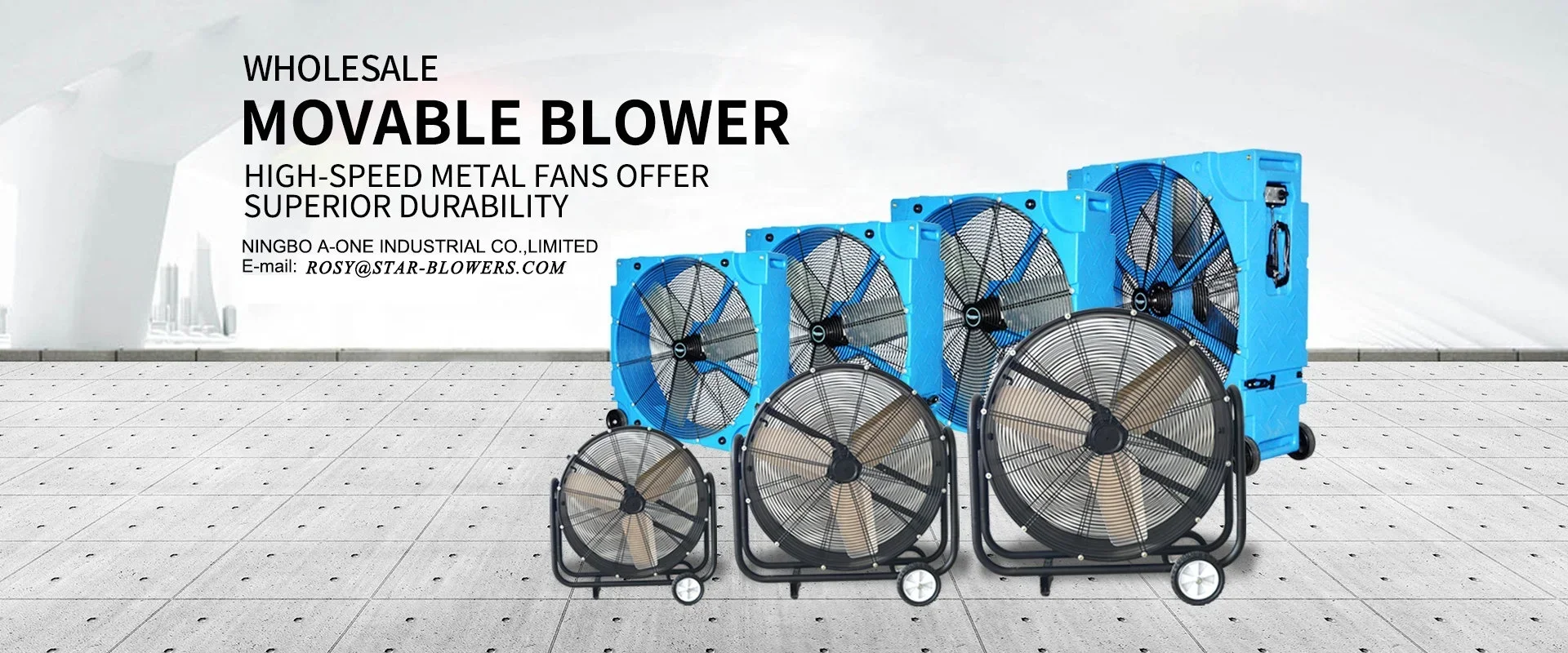 Mobile Floor Drum Fan, 30Inch, 1, Metal - detail 2