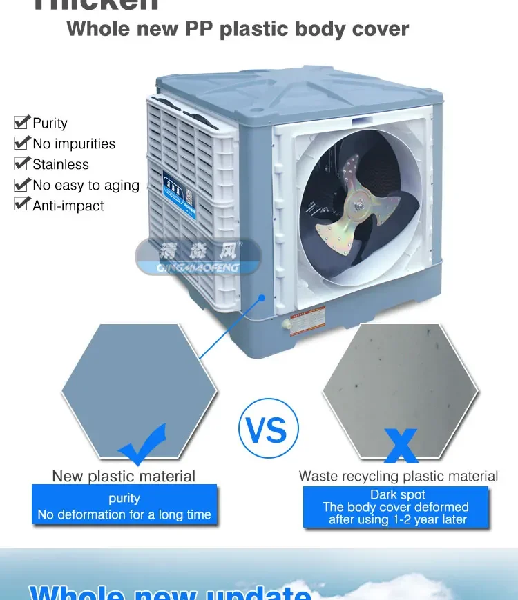Mounted Desert Air Cooler, 380V, Wall, 18000cmh - detail 4