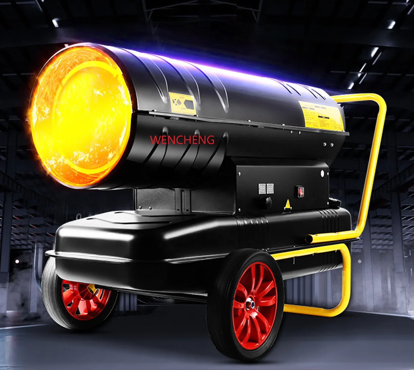 Forced-air Torpedo Heater, Stainless, Steel, Portable - detail 6