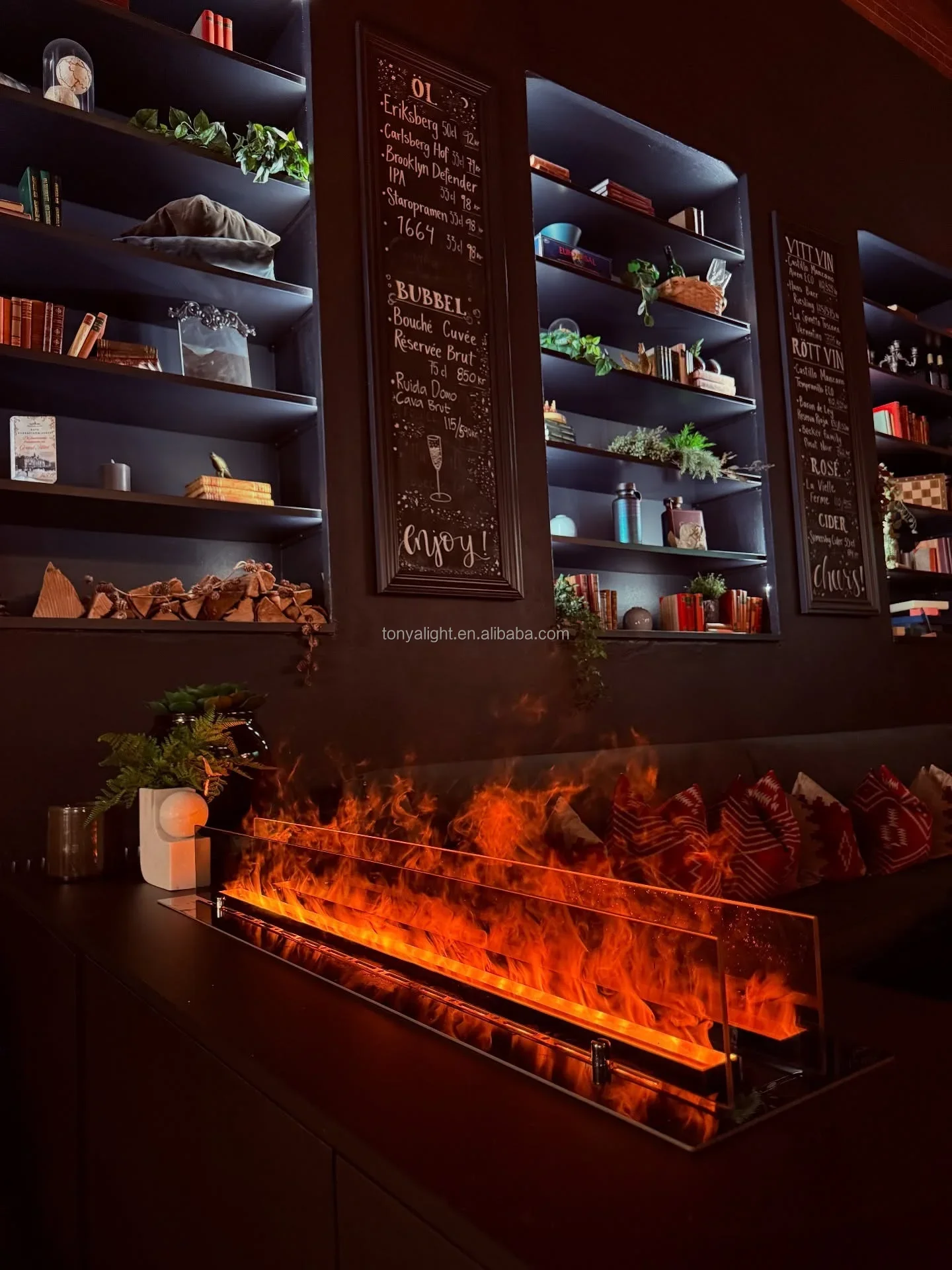 Electric Fireplace, 3D, 304 stainless steel - detail 6