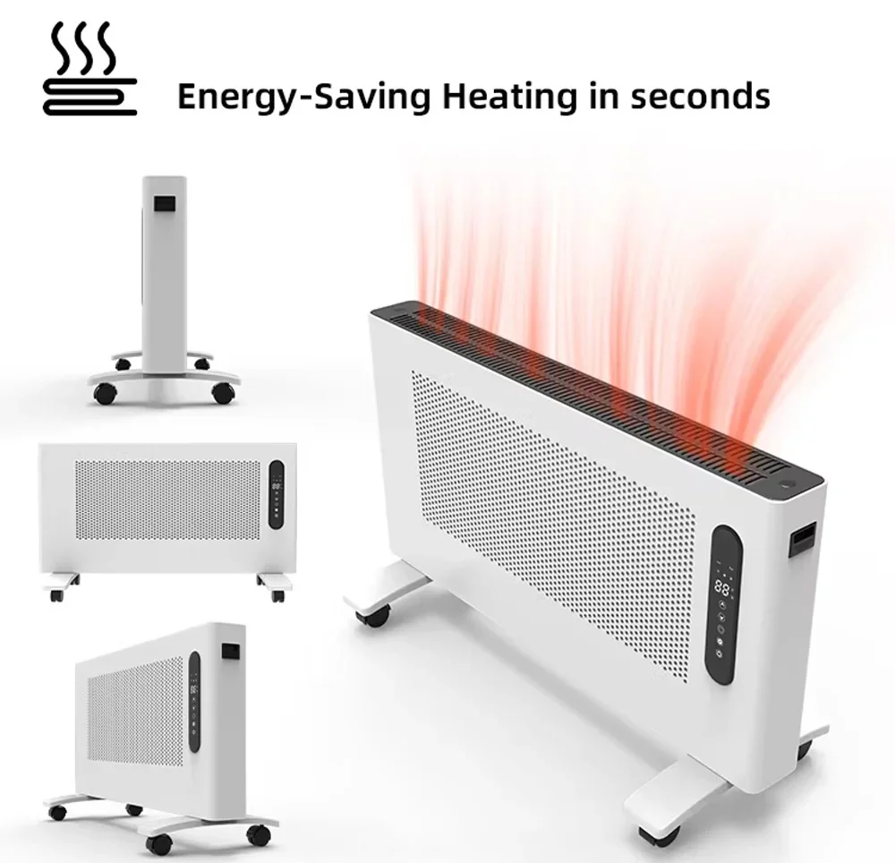 Electric Heater, Portable, 2000 W, Metal - detail 6