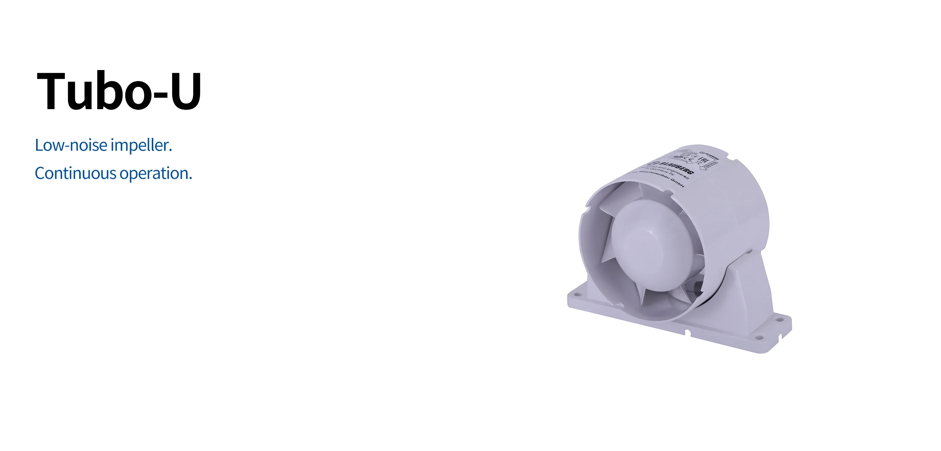 Inline Duct Fan, 5'', Axial, Plastic - detail 2