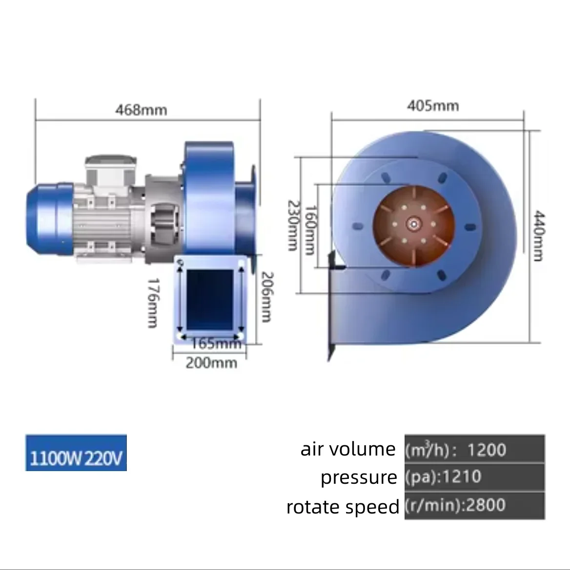 Radial Fan, Centrifugal, Cast - detail 24