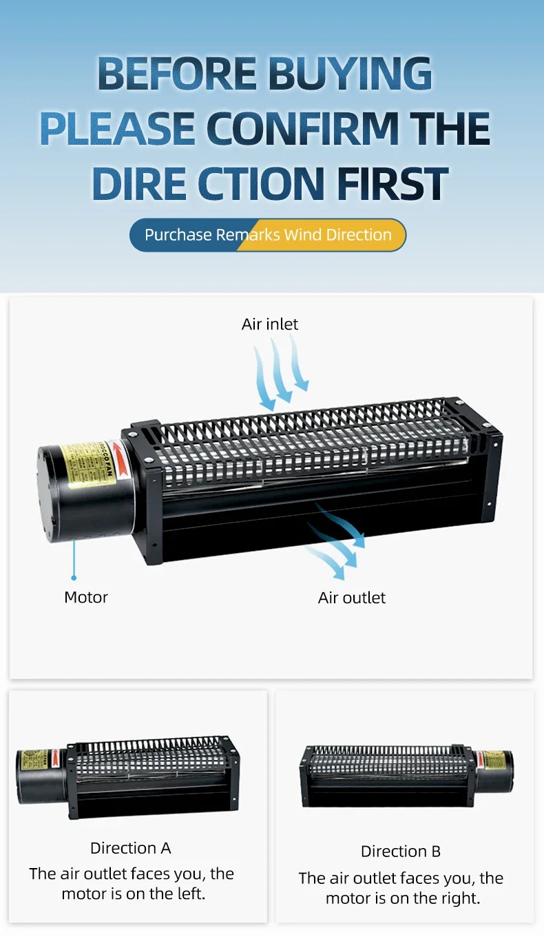Air Curtain, CYF06024, 220V, 25W, Tangential - detail 20