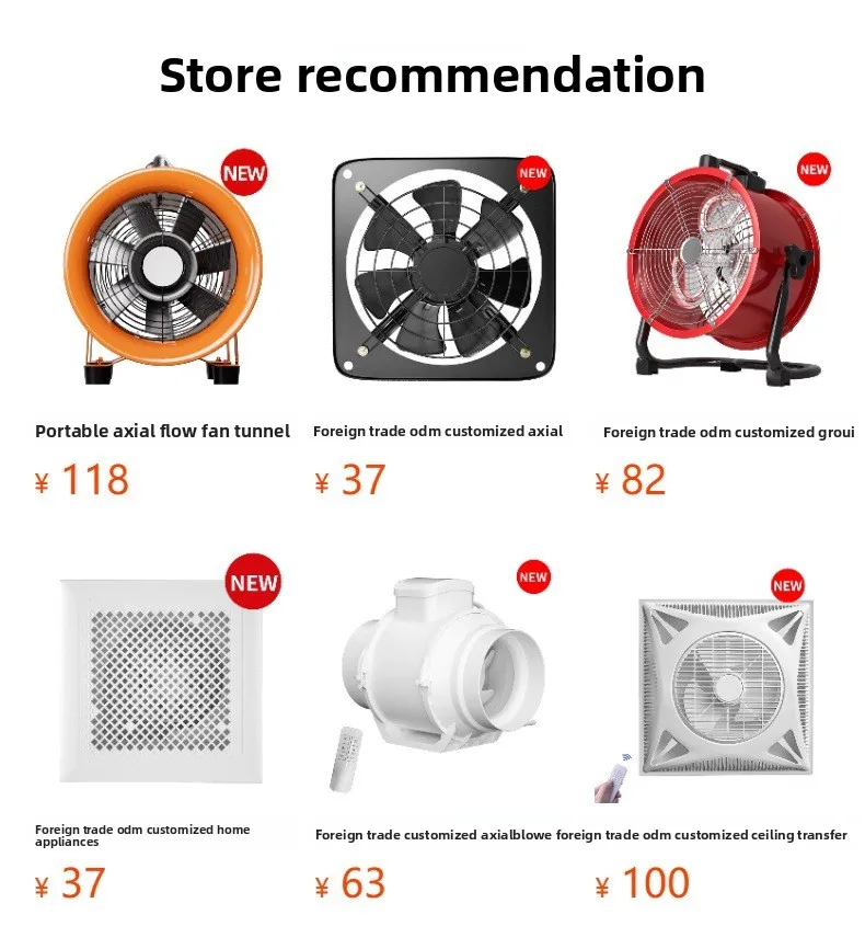 Blade Industrial Axial Fan, 220V, Aluminum - detail 2