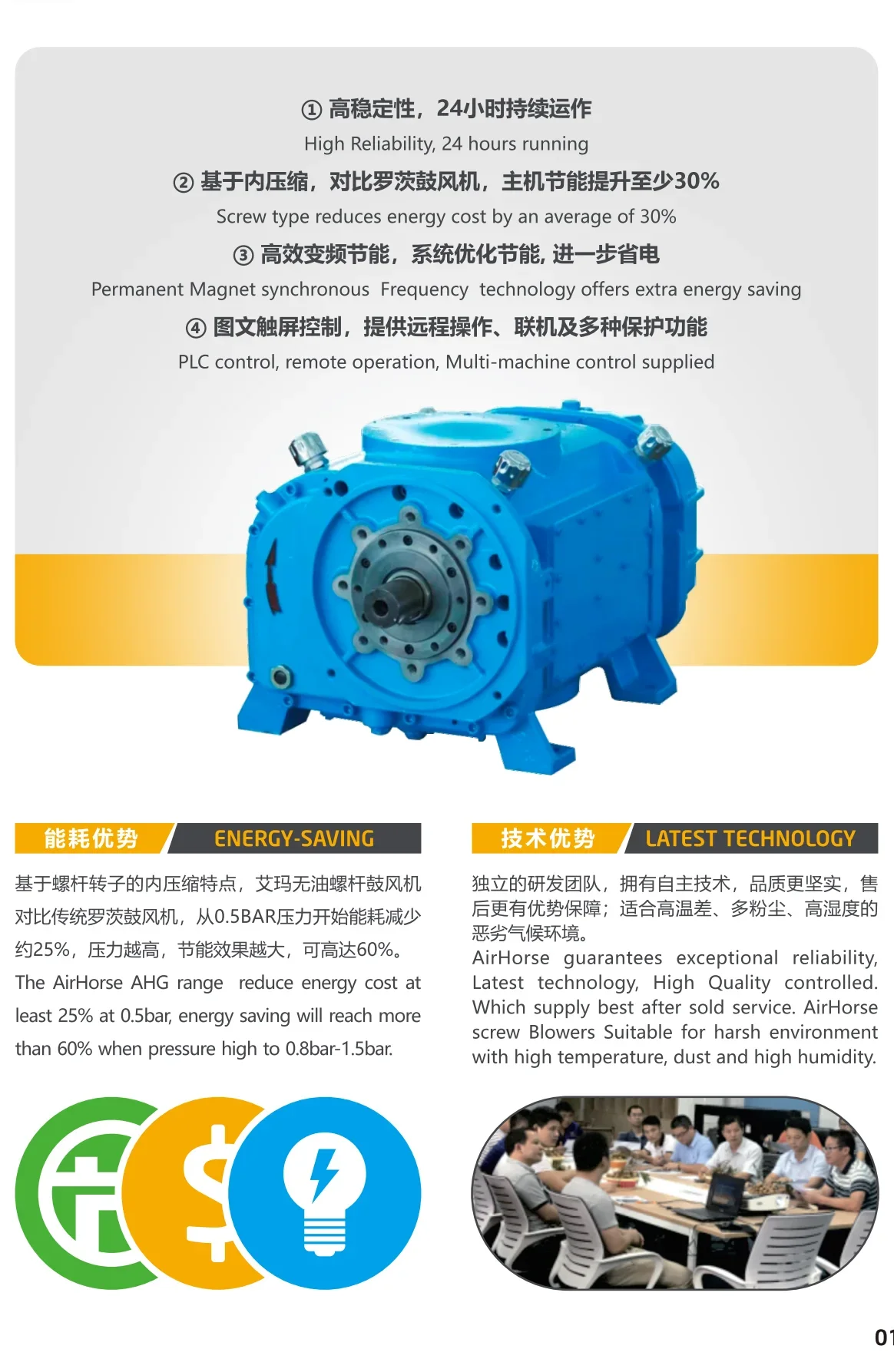 Saving Air Suspension Bearing, Centrifugal, 220 V, 5-450(m3 - detail 14