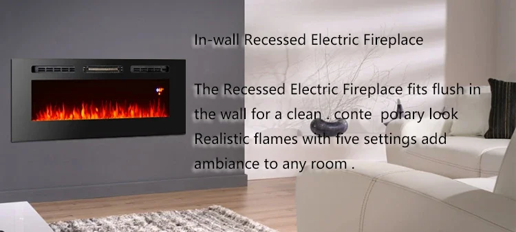Electric Fireplace, 110V, 120V, 1500W, 32" - detail 4