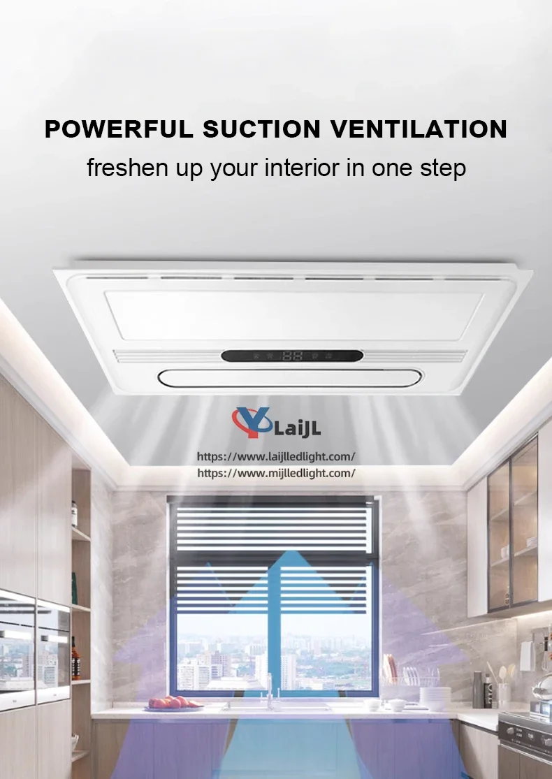 Led Ceiling Fan, SAA, 2400W - detail 10