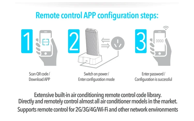K-390ew Smart Air Conditioner, 2.4g, APP, IOS - detail 12