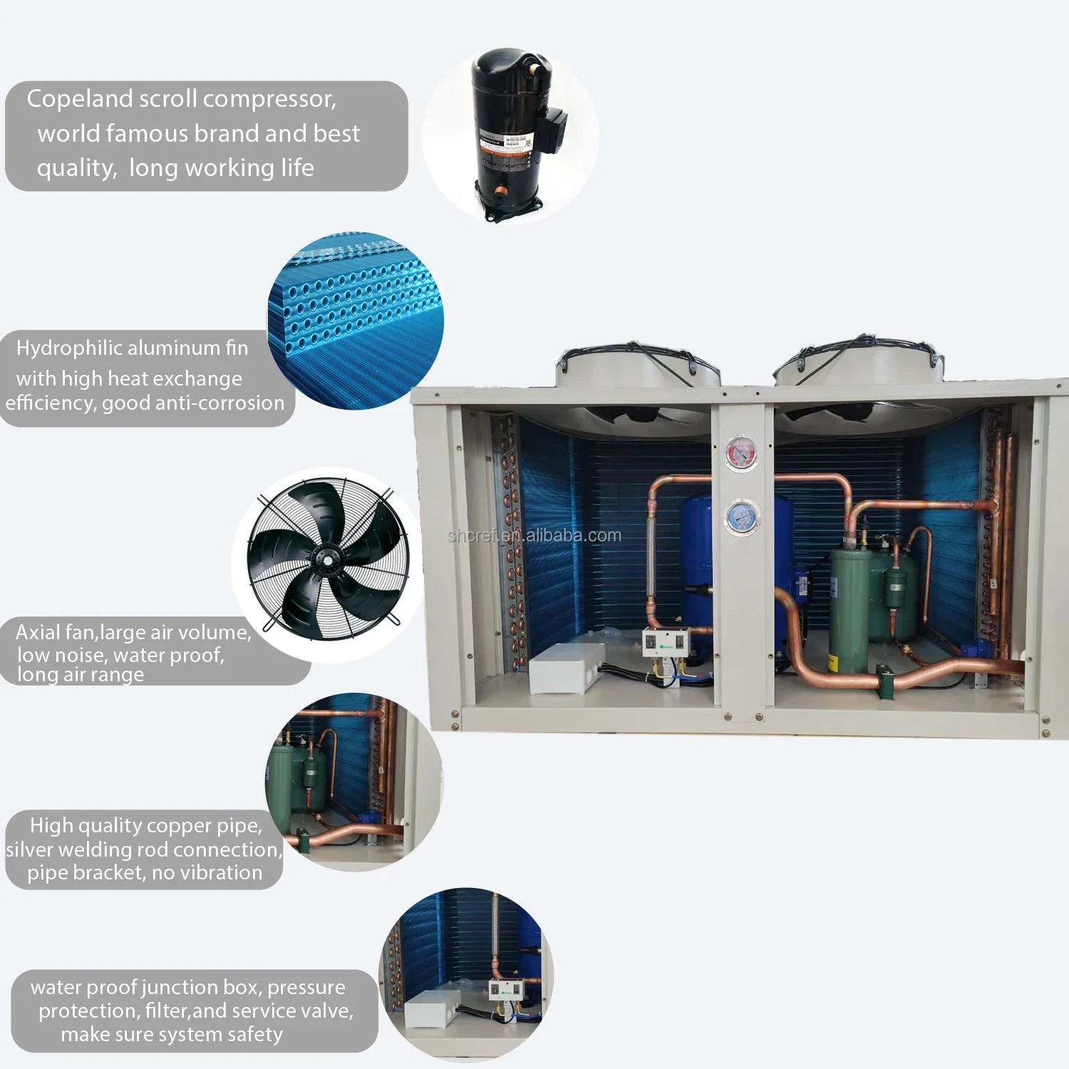 Condensing Unit, Hermetic, Scroll, R448a, R449a - detail 6