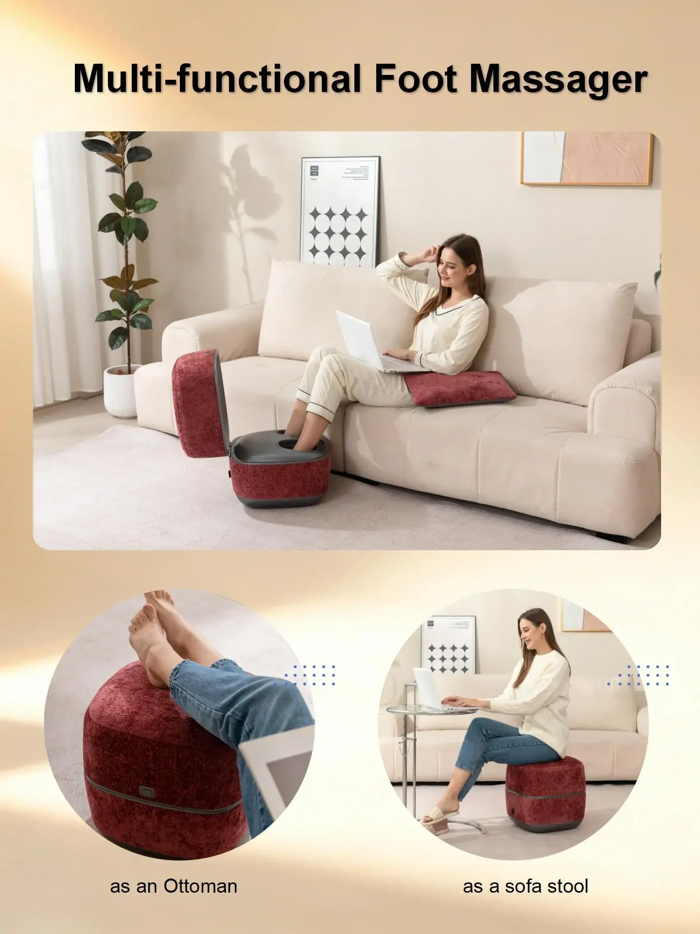 Foot Hand Warmers, F1, Built-In Battery, Foot Massager - detail 2
