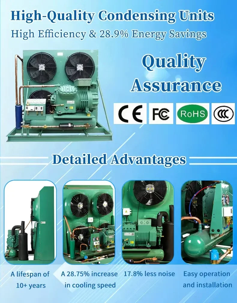 Condensing Unit, 5HP, S4T-5.2, R404A, R22 - detail 10
