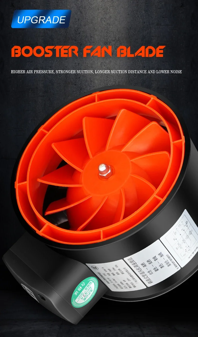 Inline Duct Fan, 220 V, 200 cmh - detail 6