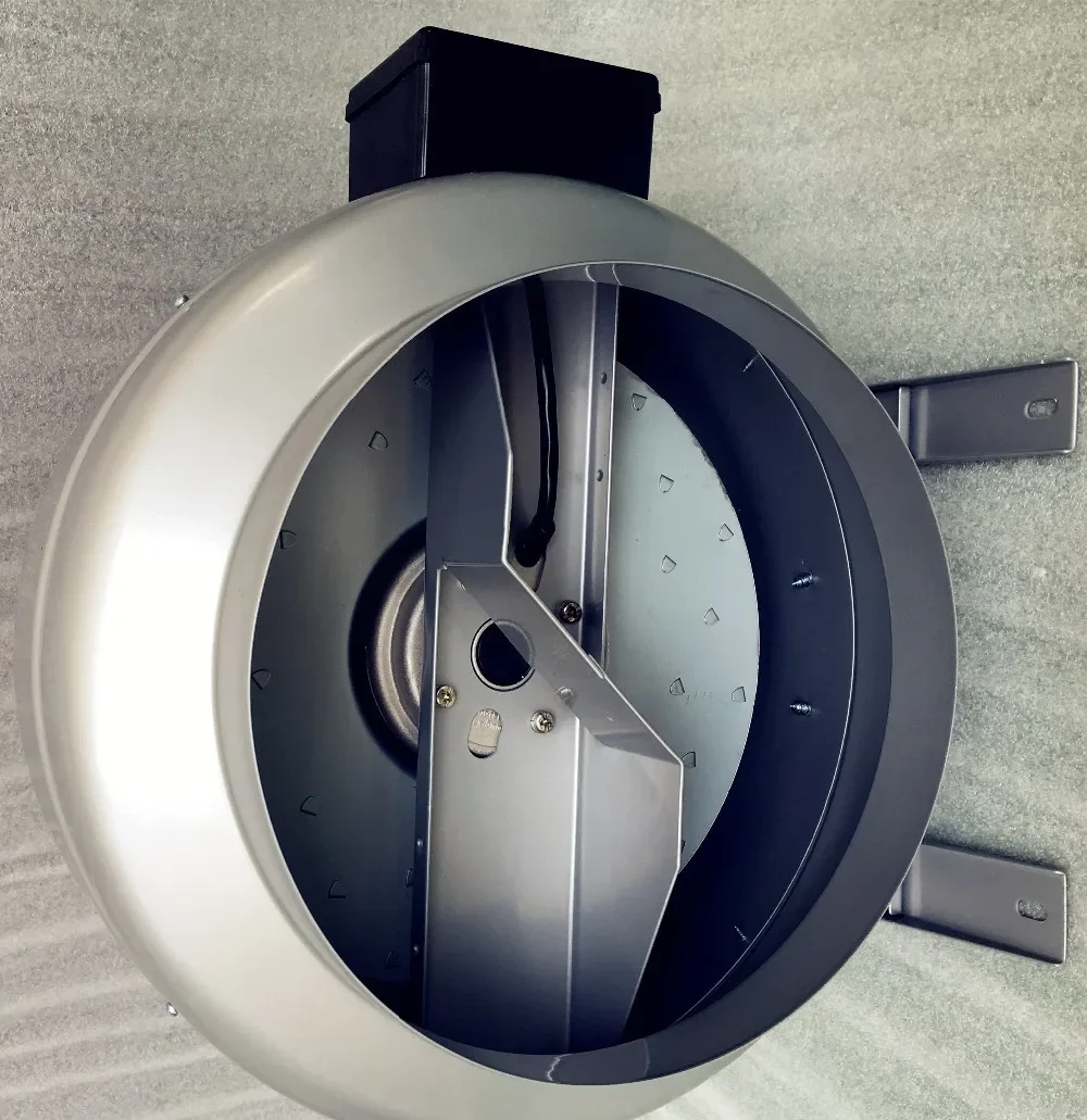 125mm Smoke Exhaust Duct Fan, External Rotor, Steel Housing - detail 10